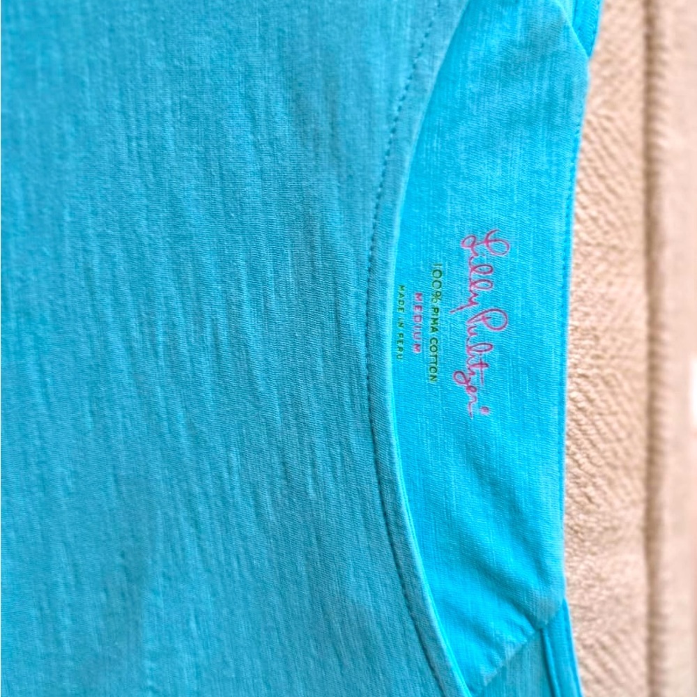 Lilly Pulitzer 3/4 sleeve light weight T-shirt dress size M